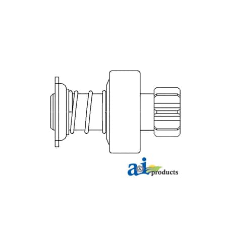 A & I Products Starter Drive 2.4" x2.5" x4" A-D2NN11350B